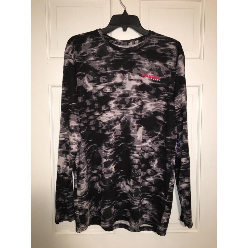 Magellan Fish Gear Long Sleeve Fishing Shirt Med